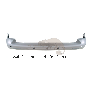 ACHTERBUMPER T5 primer+gaten PDC