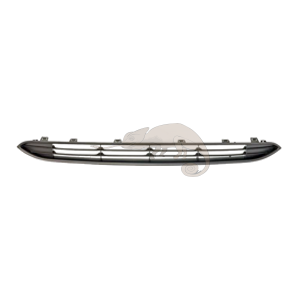 BUMPERGRILLE BOVEN donker (carbon) grijs