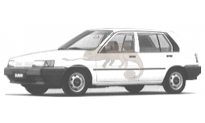 NISSAN SUNNY N13 09/1986-12/1990