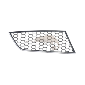 ZIJGRILLE in voorbumper zwart/chroom